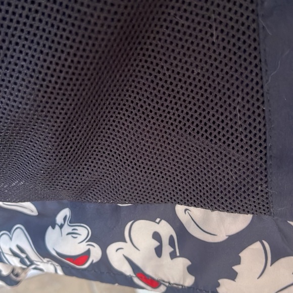 Disney Parks Mickey Mouse Size Small Rain Coat with Hood and Zip Front - Pockets - Picture 11 of 12